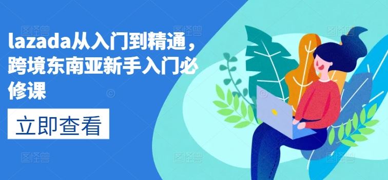 lazada从入门到精通，跨境东南亚新手入门必修课-三六网赚