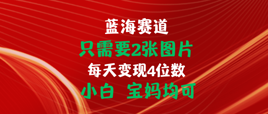 （11047期）只需要2张图片 每天变现4位数 小白 宝妈均可-三六网赚