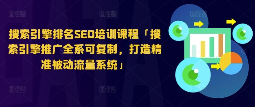 搜索引擎排名SEO培训课程「搜索引擎推广全系可复制，打造精准被动流量系统」-三六网赚