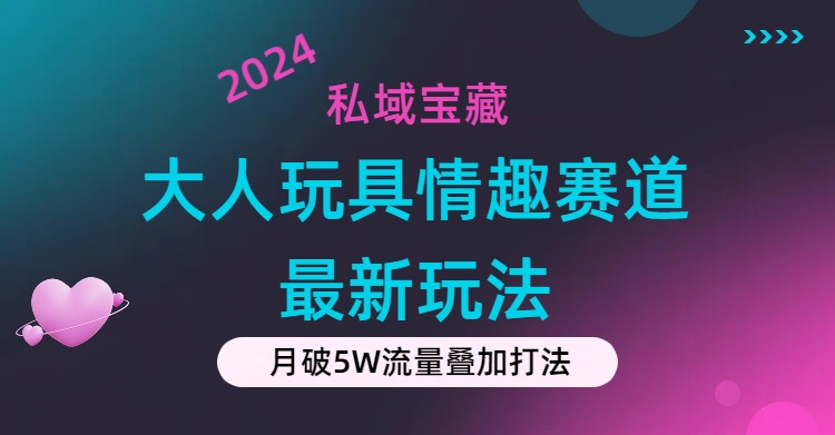 （11541期）私域宝藏：大人玩具情趣赛道合规新玩法，零投入，私域超高流量成单率高-三六网赚