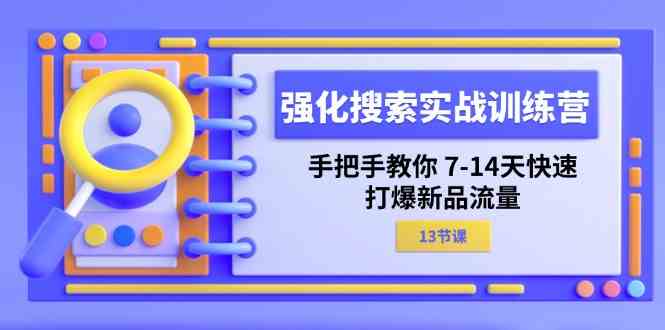 强化搜索实战训练营，手把手教你7-14天快速打爆新品流量（13节课）-三六网赚