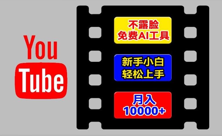 AI工具玩转海外YouTube项目，不露脸，新手小白轻松上手，手把手教你月入1w+【揭秘】-三六网赚