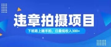 （11698期）随手拍也能赚钱？对的日入300+-三六网赚