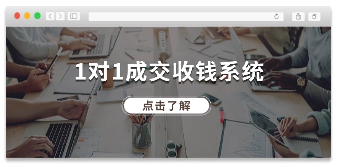 1对1成交收钱系统，全网130万粉丝，十年专注于引流和成交！-三六网赚