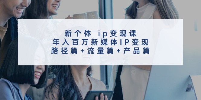 （11971期）新个体 ip变现课，年入百万新媒体IP变现，路径篇+流量篇+产品篇-三六网赚