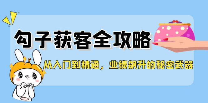 （12247期）从入门到精通，勾子获客全攻略，业绩飙升的秘密武器-三六网赚