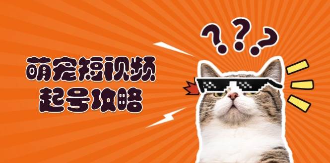 （13135期）萌宠-短视频起号攻略：定位搭建推流全解析，助力新手轻松打造爆款-三六网赚