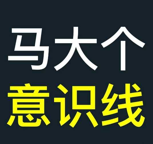 马大个意识线，一门改变人生意识的课程，讲解什么是能力线什么是意识线-三六网赚