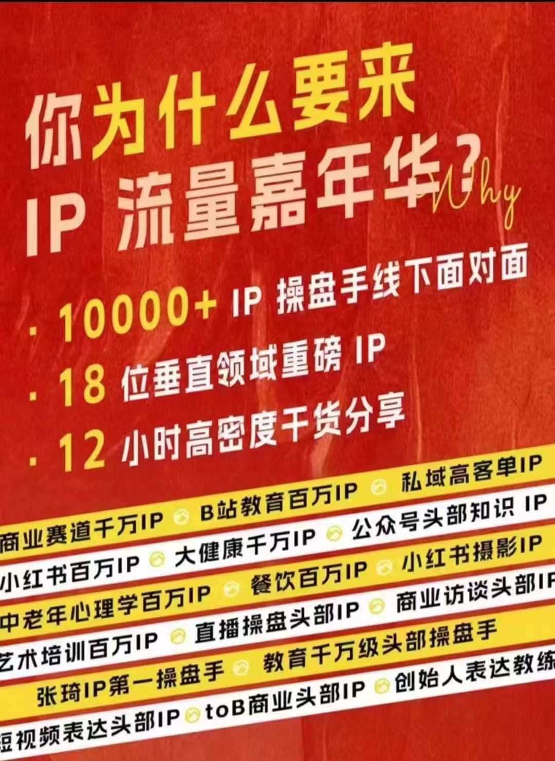 群响IP流量嘉年华，​现场视频+IP江湖2024典藏版PPT-三六网赚