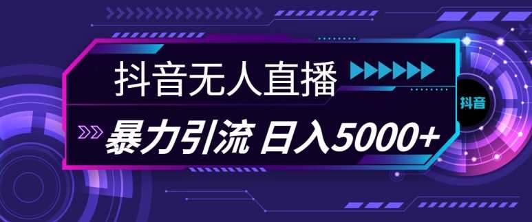 抖音快手视频号全平台通用无人直播引流法，利用图片模板和语音话术，暴力日引流100+创业粉【揭秘】-三六网赚