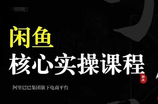 2024闲鱼核心实操课程，从养号、选品、发布、销售，教你做一个出单的闲鱼号-三六网赚