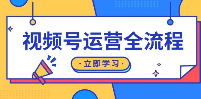 （13401期）视频号运营全流程：起号方法、直播流程、私域建设及自然流与付费流运营-三六网赚