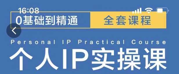 操盘手思维、个人IP、MCN孵化打造千万粉丝IP的运营方法论-三六网赚