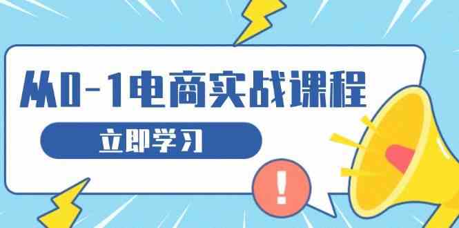 从零做电商实战课程，教你如何获取访客、选品布局，搭建基础运营团队-三六网赚