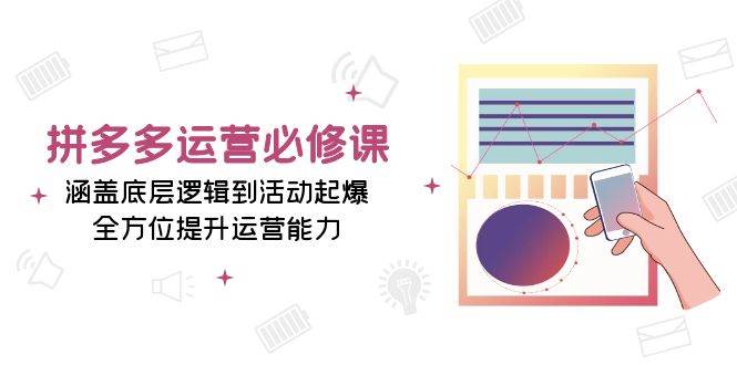 （13647期）拼多多运营必修课：涵盖底层逻辑到活动起爆，全方位提升运营能力-三六网赚