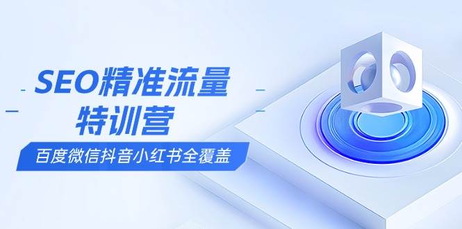 （13851期）SEO精准流量特训营，百度微信抖音小红书全覆盖，带你搞懂搜索优化核心技巧-三六网赚