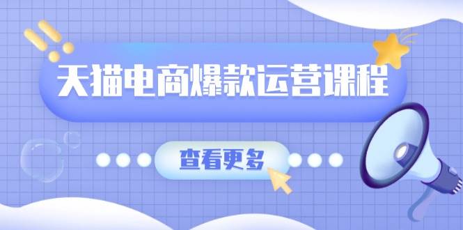 （13910期）天猫电商爆款运营课程，爆款卖点提炼与流量实操，多套模型全面学习-三六网赚