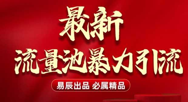 最新“流量池”无门槛暴力引流(全网首发)日引500+-三六网赚